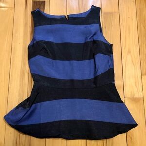BANANA REPUBLIC PEPLUM FLARE SLEEVELESS TOP 0 NWT